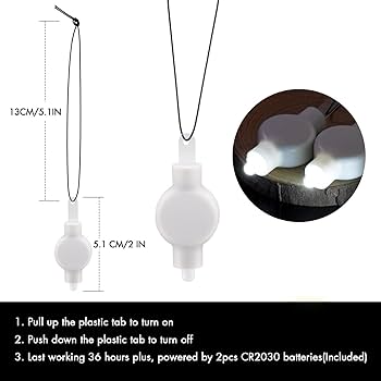 LIHAO 30 PCS Ini LED Balloon Light Bulbs Lantern Lights Round Sall