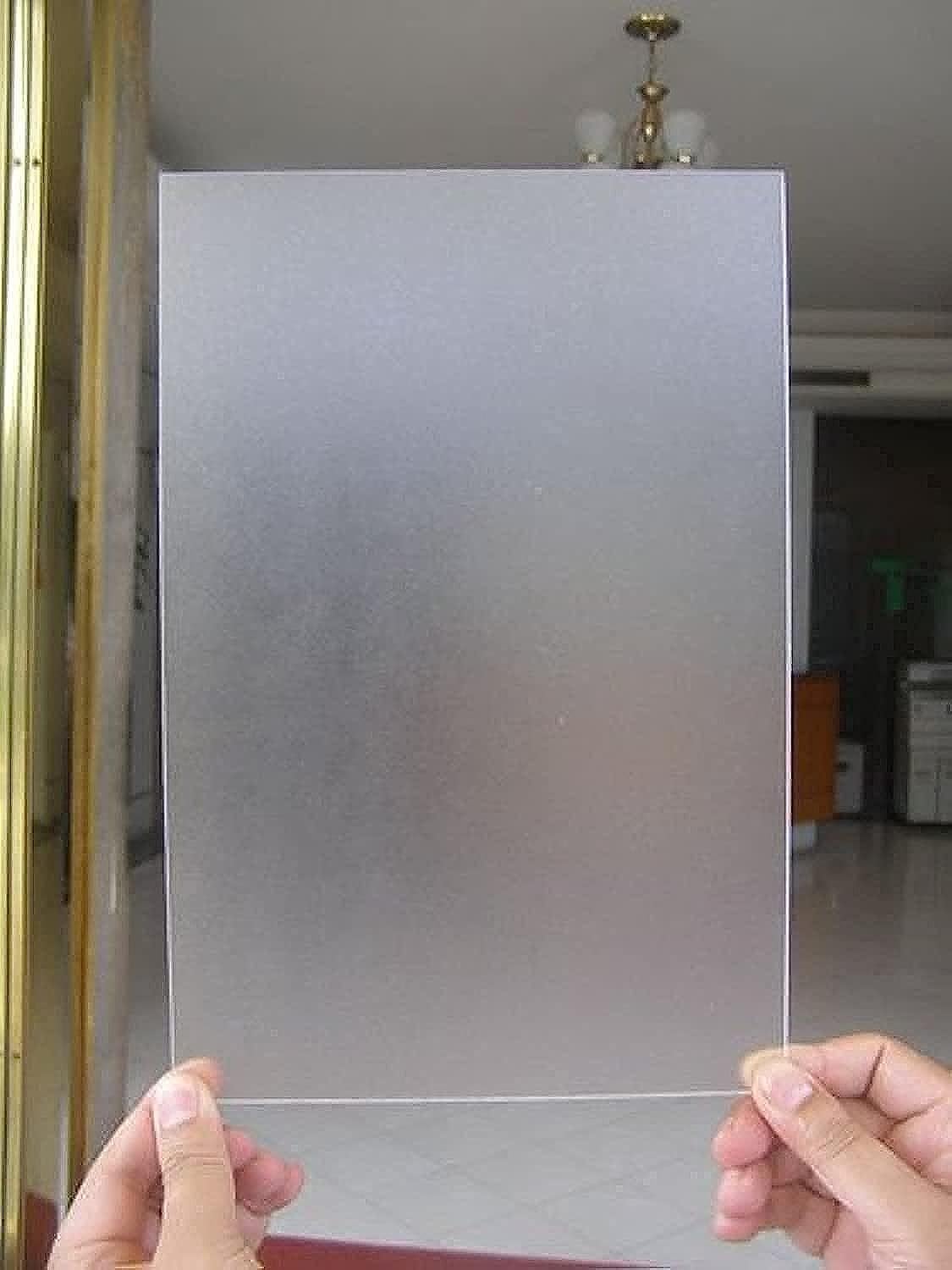 BIGMALL Acrylic Sheet 2Mm Clear Frosted/Matt Plexiglass (12 X 12 Inch / 12"x12")