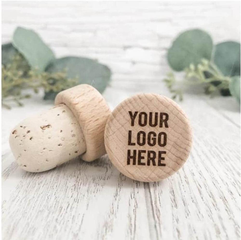 Bouchons bouteille de vin en bois à personnaliser - Print Your Love Bouchons bouteille de vin en bois à personnaliser - Print Your Love