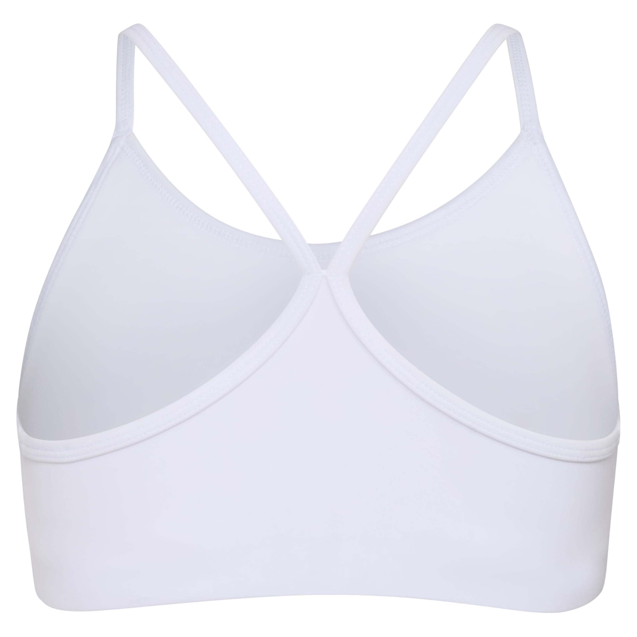 Adidas Wyściełany biustonosz sportowy Y Back Bra, Biały, Large Girl