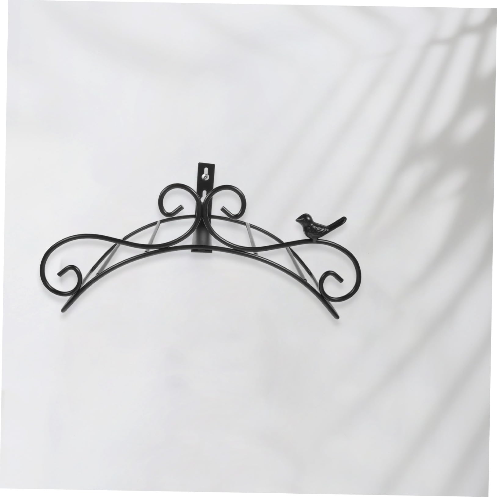 Toyvian Support Mural Tuyau Fer Forgé Robuste pour Jardin Porte-Tuyau Résistant et Rangement Mural Polyvalent pour Tuyaux Arrosage Outils et Cordons Facile à Installer pour Extérieur et