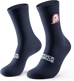 ROCKBROS Aerodynamic Cycling Socks with Wear-resistant Heel | For Men Women Youth,VNS Halloween Series, Breathable & Wicking, Athletic Crew Socks