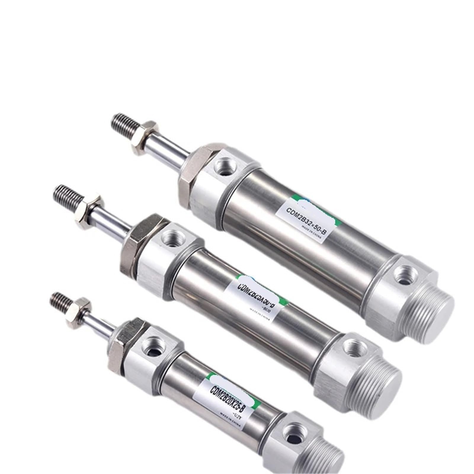 Vérin pneumatique double effet CDM2B25-100 à haute endurance thermique