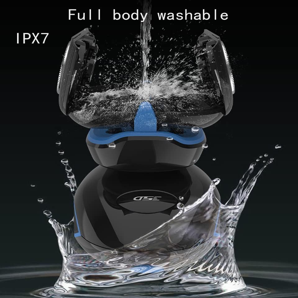 Head Shavers for Bald Men, Men Electric Shaver Facial Beard Electric Razor Nose Hair Trimmer Sideburns Hair Clipper Bald Head Shaving Machine Grooming Kit (Color : Suit)