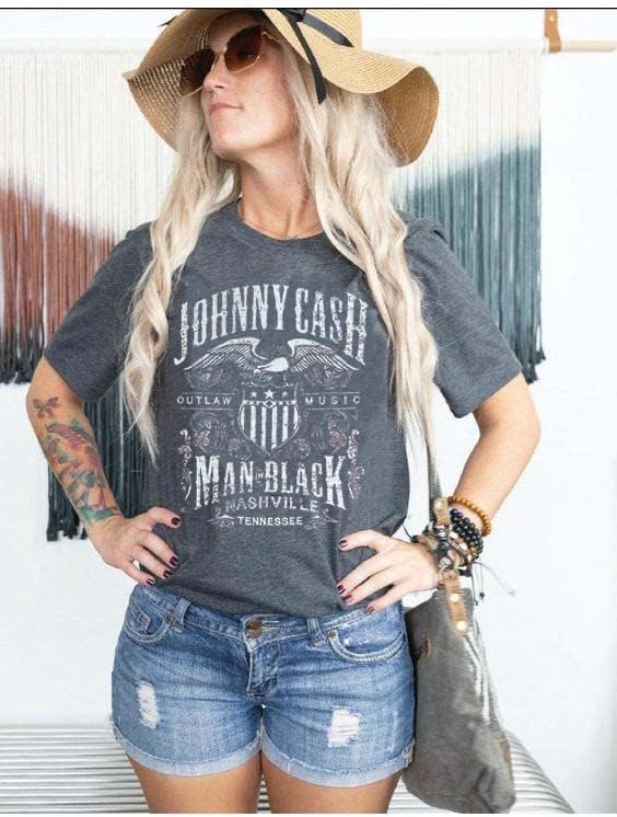 Country Music Tshirt for Women Vintage Nashville Tennessee Graphic Shirts Music Lovers Summer Vacation Top Shirt Tee - Image 5