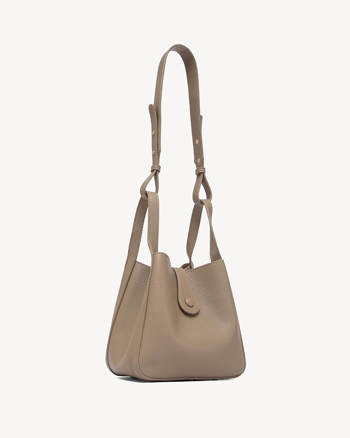 NEWBELLA Women's Bucket Bag - Square Top Handle Satchel with Crossbody Strap, Shoulder Bag for Work & Daily Commute - Image 8