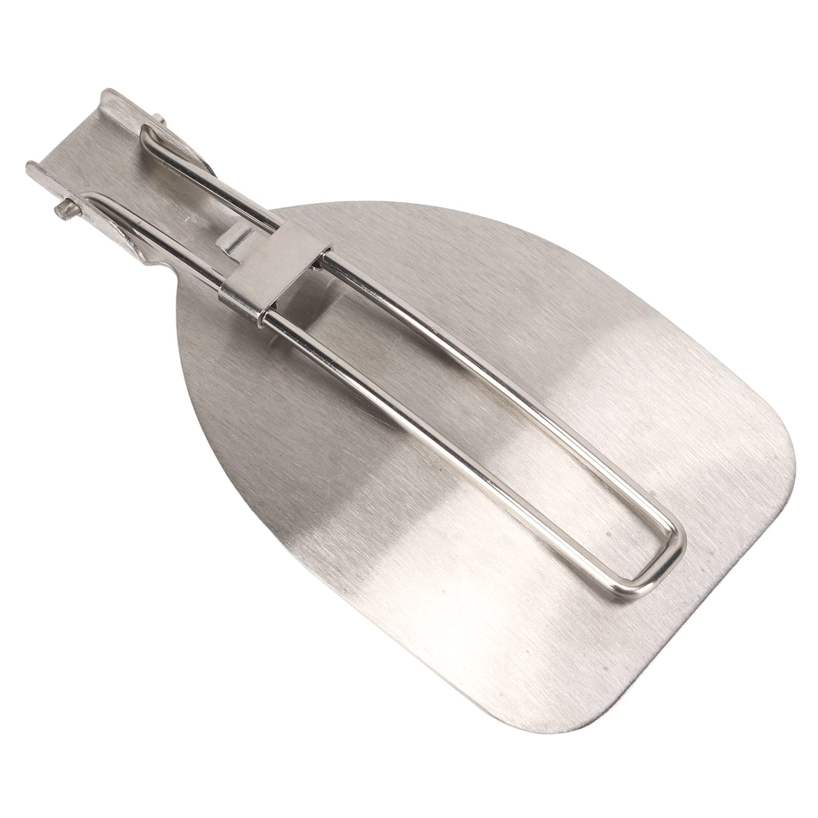 Spatule pliante, spatule de camping Ustensiles de cuisson en acier inoxydable faciles à transporter pour la cuisine en extérieur en voyage (Cuillère de riz)