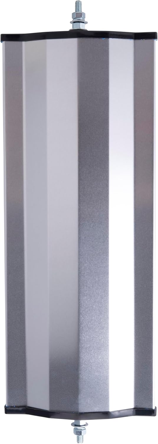 Brock Universal West Coast Style Truck Mirror Replacement Head 6.5 Inch by 16 Inch Stainless Aluminum For Driver Side Left Or Passenger Side Right U335-0005
