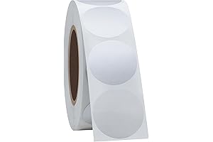 1 inch Silver Circle Dot Color Coding Labels - Perfect for Organization and Decoration