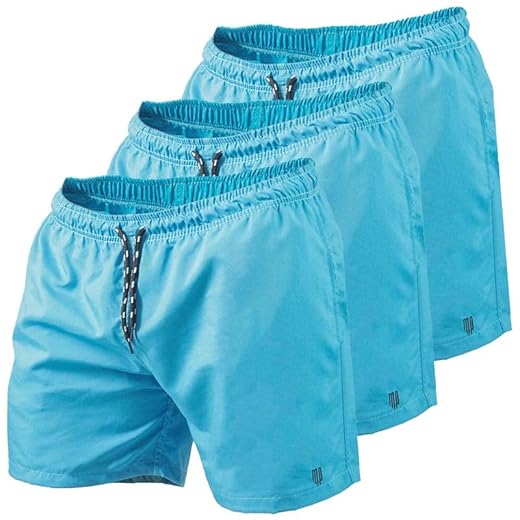 Kit 3 Short Masculino Tactel Piscina Praia Academia Corrida