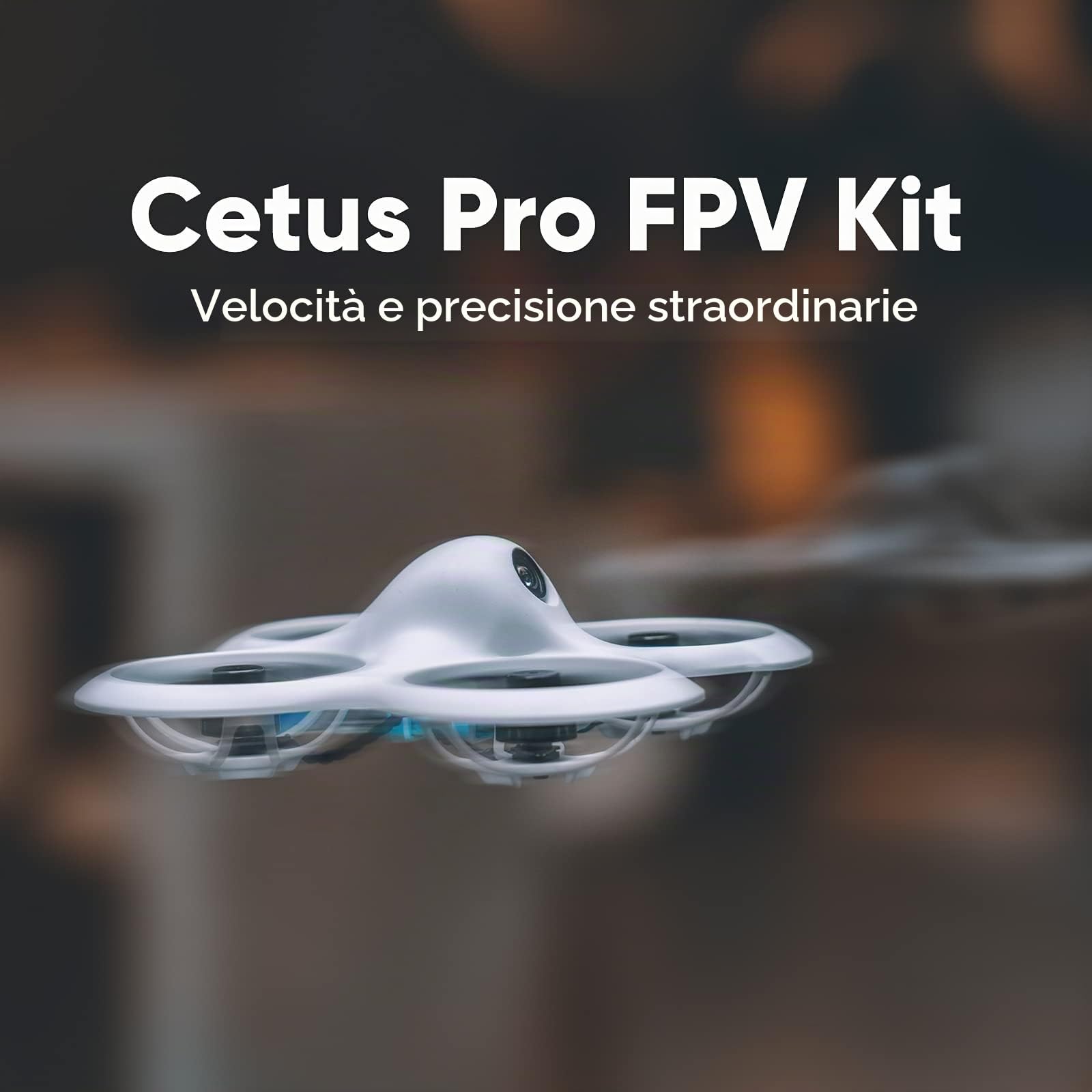 BETAFPV Kit Drone Cetus Pro FPV RTF Con Supporto Altitudine Autoprotezione Atterraggio Di Emergenza 3 Modalità di Volo Funzione Tartaruga Drone Pronto a Volare per Principianti Adolescenti