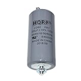 HQRP 200uF 125V Start Capacitor Compatible with AC Electric Motor Start HVAC Blower Compressor Pump 200MFD CD60, 87x45mm