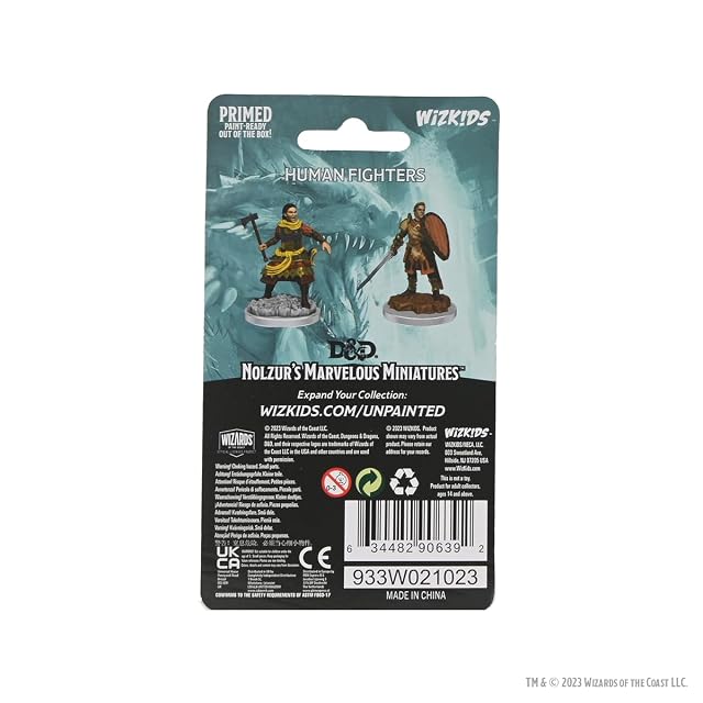 Foto 2 de 6 de Wizkids - D&D Nolzurs Marvelous Miniatures: Human Fighters - Wave 21