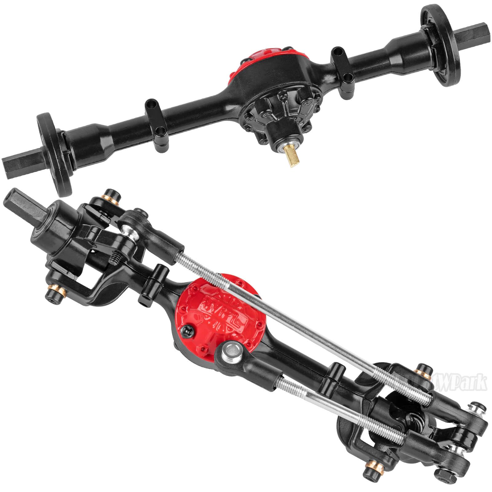 BRCatWPark RC Car Axles Set Repair Tool Upgrades Part for WPL 1/16 B14 B-14K B24 B-24K C14 C-14K C24 C-24K,Metal RC Car Modification Parts Hops Up