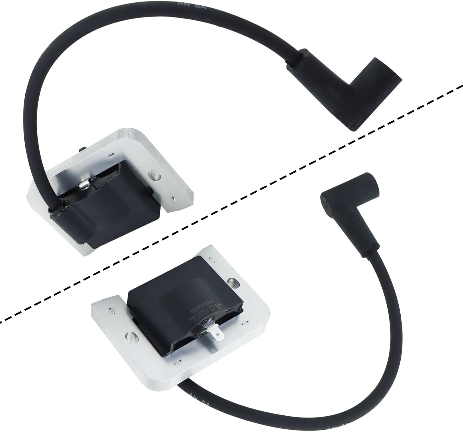 2Pcs ALRACALL 32 584 24-S Ignition Coil Replaces For Kohler 3258425-S 32-584-09-S 32-584-25-S Fits for KT740 KT745 ZT740 Models with Spark Plug