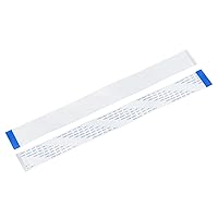 Vista 103 de uxcell Cable plano flexible FFC, 5 clavijas de 0.020 in de paso de 1.181 in, FPC FFC, cable de cinta flexible para TV LCD, audio de coche