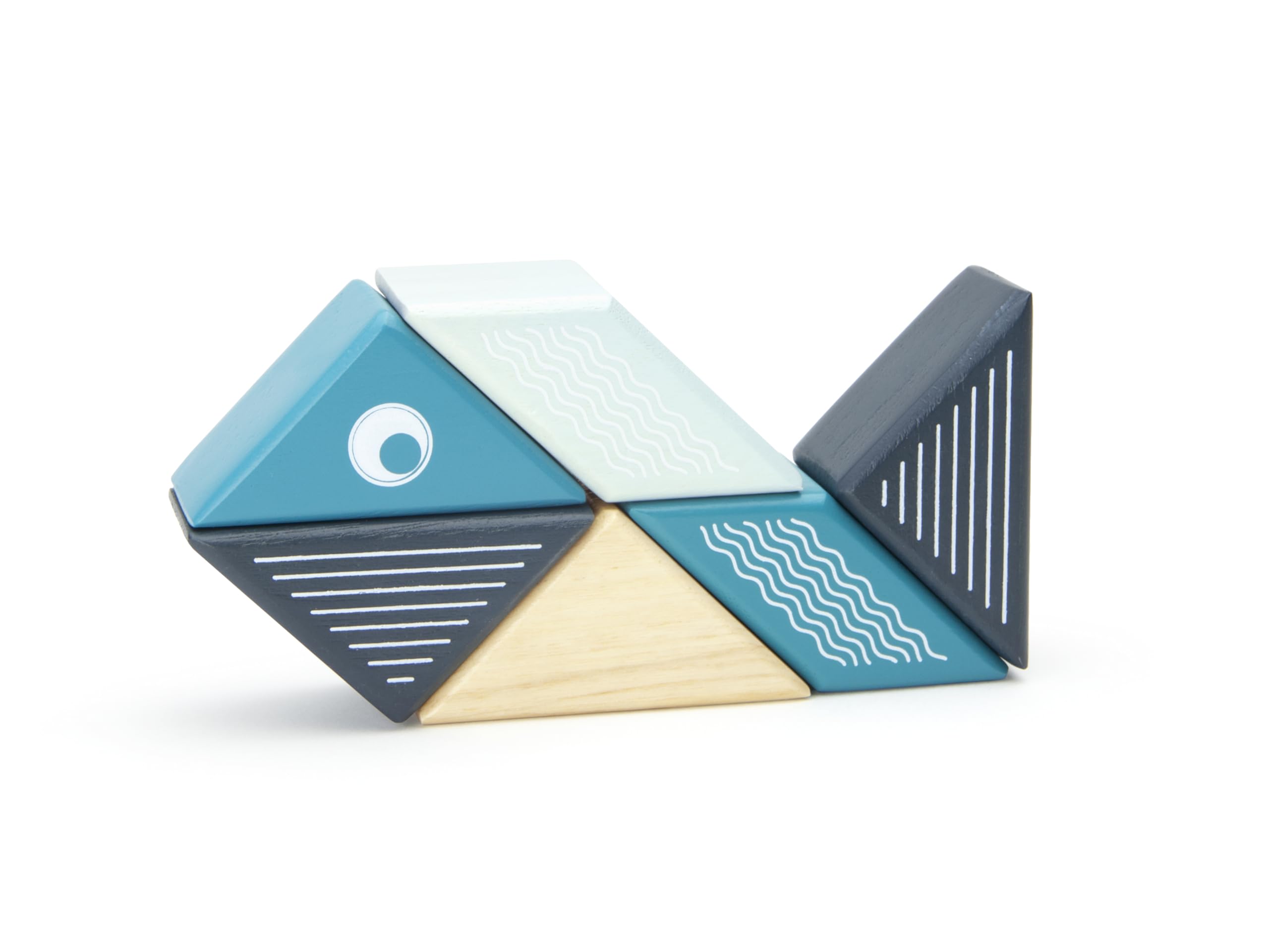 Amazon | Tegu(テグ)積み木 マグネットブロック 6ピース/クジラ