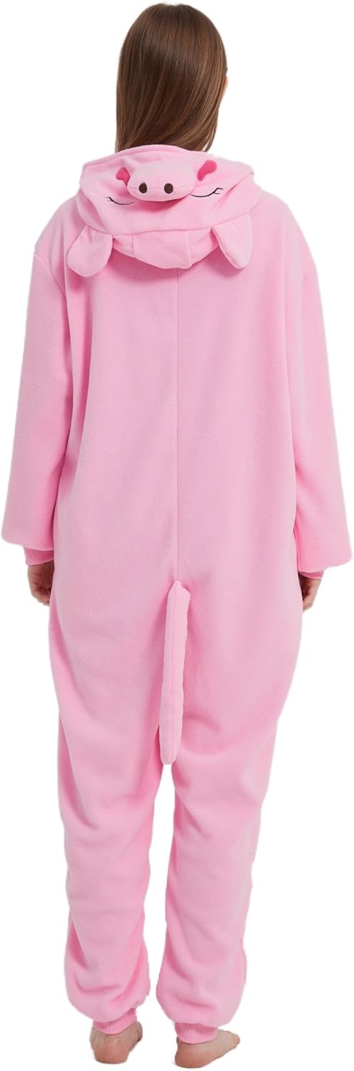 Onesie Adult Animal Costume Halloween Christmas Cosplay Sleepwear Funny One-Piece Pajamas for Women Men and Teen - Image 9