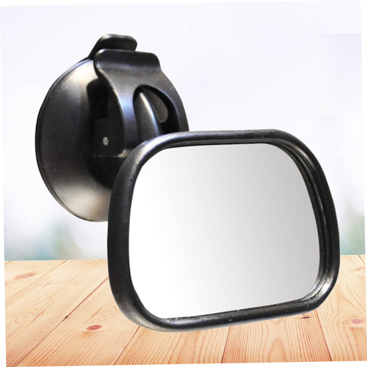 HEMOTON Shatterproof Car Seat Mirror Rear View Mirror Suction Cup for Car Seat