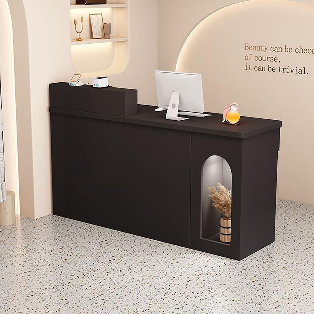 Amazon.co.jp: 受付カウンター,小型受付デスク、L 字型受付デスク