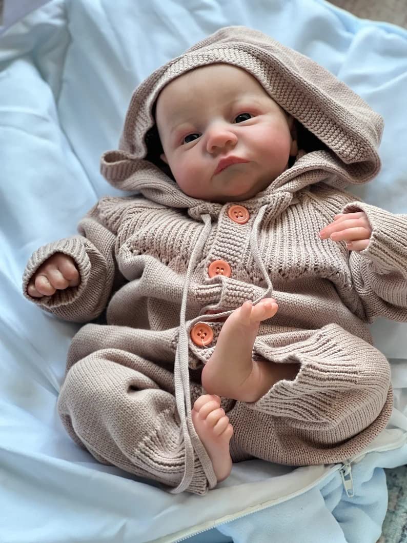 20 cali Reborn Baby Chłopiec realistyczna lalka maluch silikon Reborn lalki jak prawdziwe realistyczne lalki dziewczynka tanie 50 cm