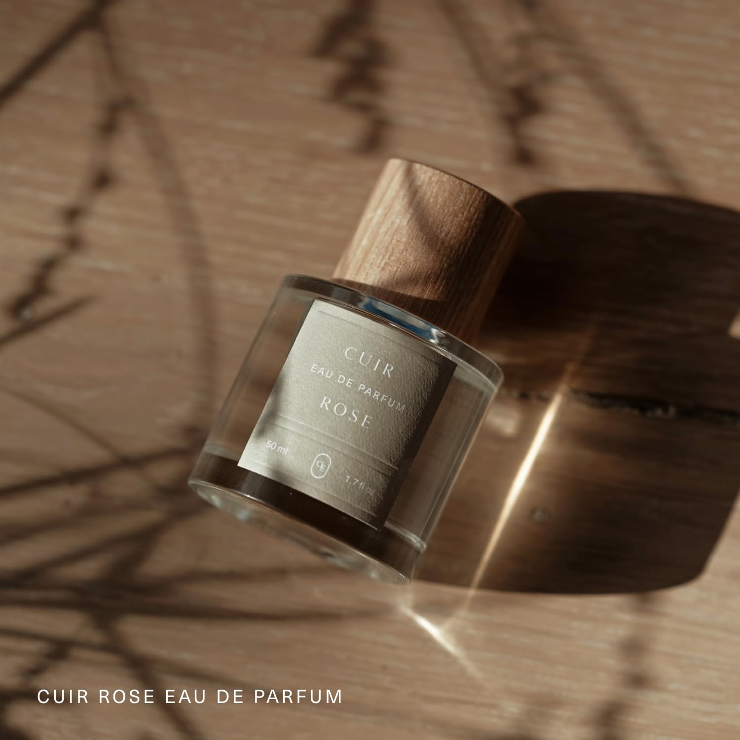 Oak Essentials Cuir Rose Eau De Parfum | Clean Fresh Floral Fragrance with Rose, Cassis, Saffron & Amber, 50 mL