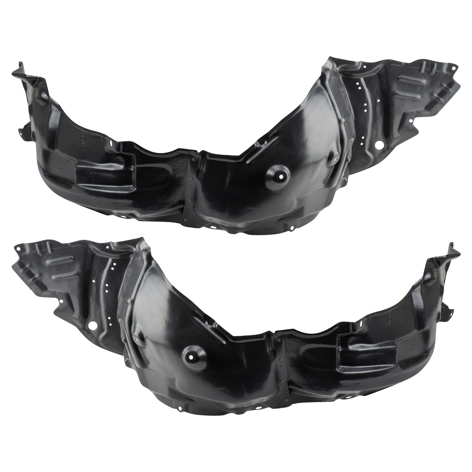 TRQ Front Inner Fender Liner Set | For 2010-2015 Lexus IS250 IS350 LX1248109 LX1249109