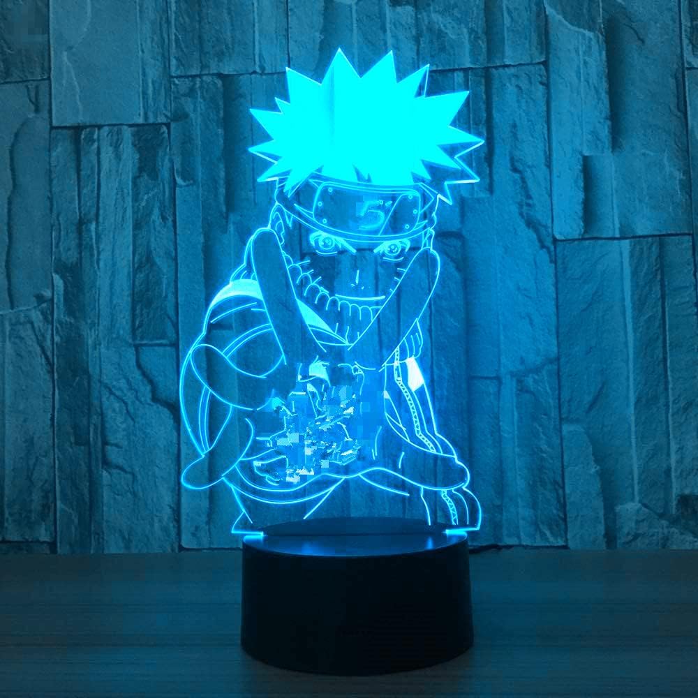 Ninja Hero Arts Led Light 3d Lamp Optical Illusion Bedside Decorative Lamp 7 Colors Changing Birthday Gifts For Men Boys 1 Amazon Com