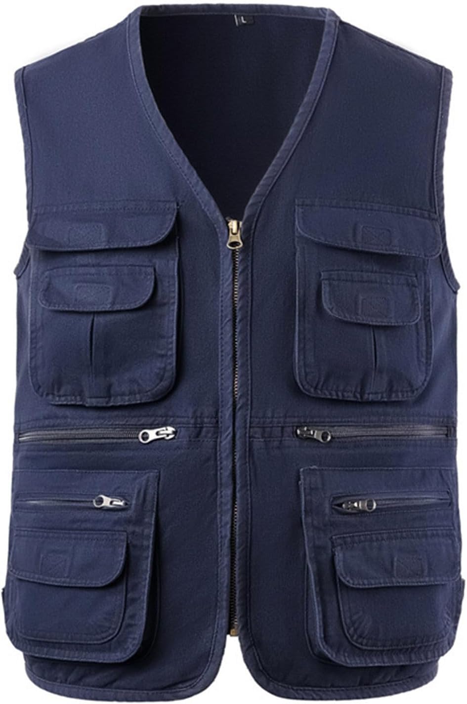 Men's Summer Fishing Vest Multi Pockets Fashion Casual Vests Waterproof Quick Dry Outdoor Mountain Photography