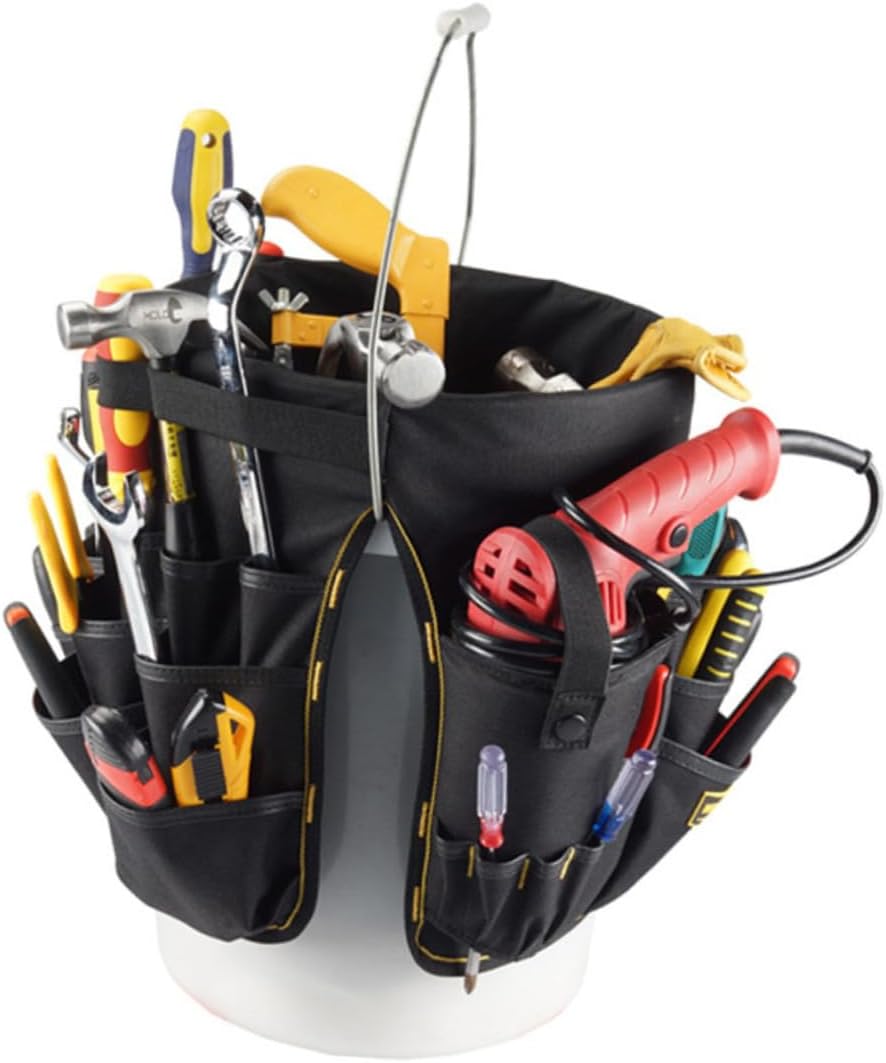 Maintenance Bag Electrician's Pouch Tool Holder Large Main Compartment Small Front Pocket for Parts