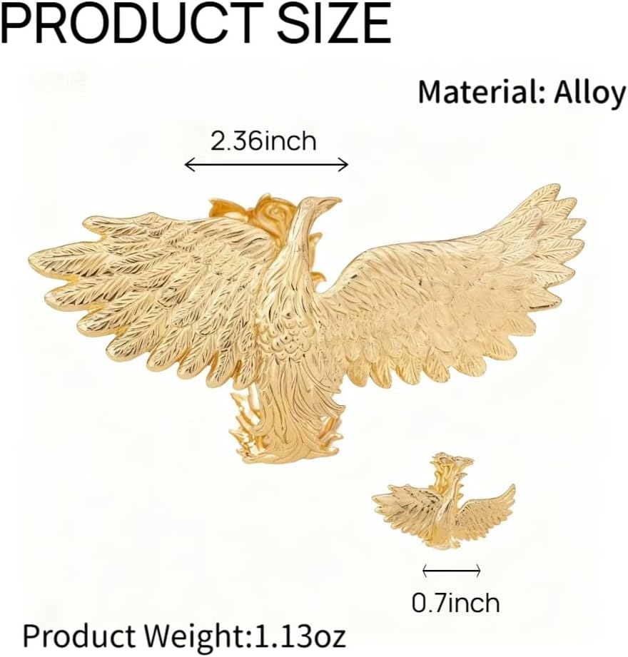 Chunky Gold Bracelet Ring Set for Women, Thick Gold Bangle and Ring Set Non Tarnish Party Trendy Wide Statement Accessories Jewelry Gifts for Women - Image 4