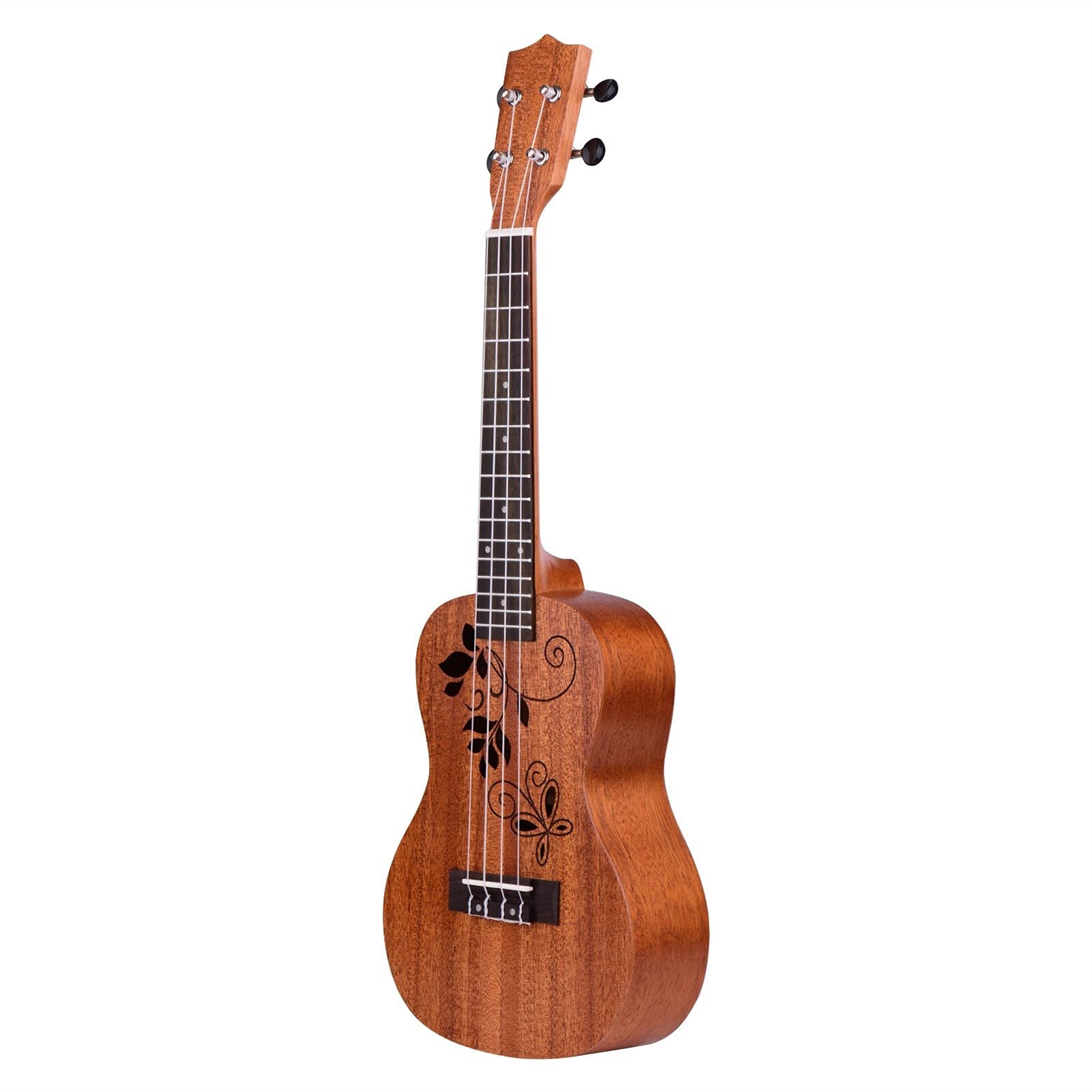 Ukulele koncertowe Początkujący Ukulele 23- calowy Zestaw Koncertowy Ukulele Kit 4- string Acoustic Acoustic Hawajski Ukulele Z Tarderem Piano Tuner Ukulele String Pickup