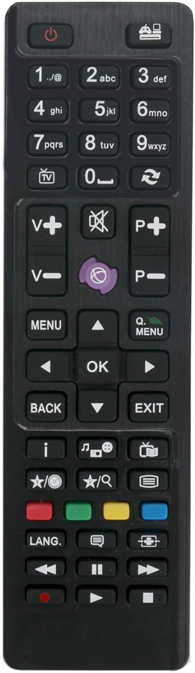 VINABTY RC4870 RC4875 2-in-1 Replacement Remote Control Fit for TELEFUNKEN,Fit for FINLUX,Fit for Hyundai Fit for Technika