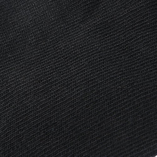 OULII Meias curtas para os dedos dos pés, 4 pares (preto, branco, cinza escuro, cinza claro)
