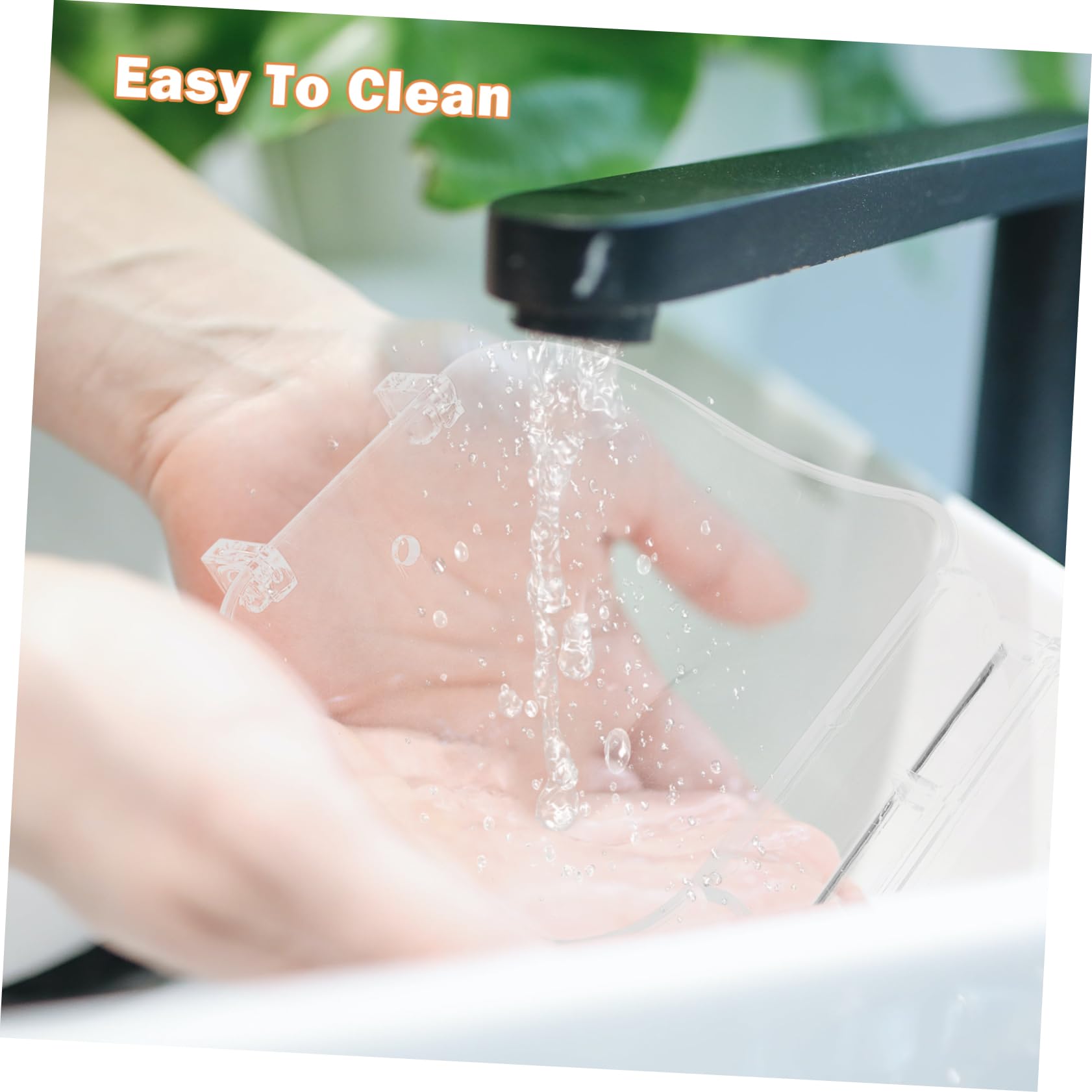 HEMOTON Parrot Bird Bath Box Reusable Shower Basin and Food Container for Cage Durable Material for Parakeets Cockatiels and Sparrows Design for Easy Viewing