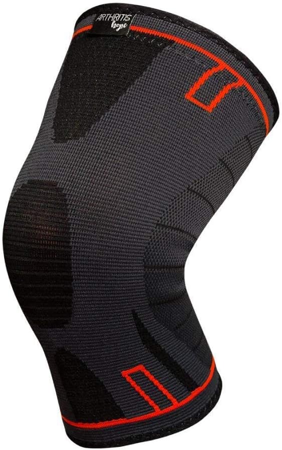 Knee Compression Sleeve for Men and Women - Compression Brace for Meniscus, Arthritis Pain Relief & Joint Support. Boosts Circulation, Offers Comfort & Stability. Expanded Sizes for Plus-Sized Thighs & Large Legs (Black, 5XL)