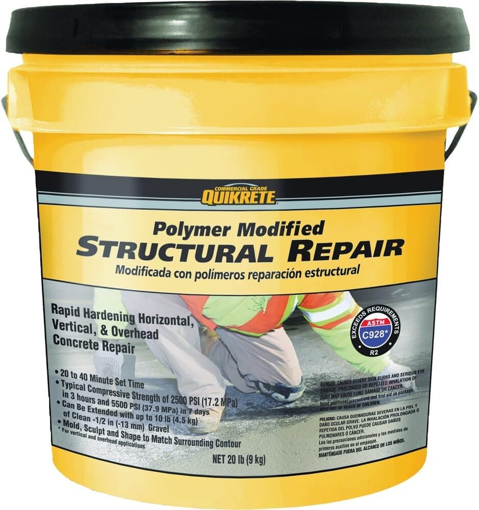 QUIKRETE COMPANIES 1241-25 20 Lb Polymer Modified Structural Repair