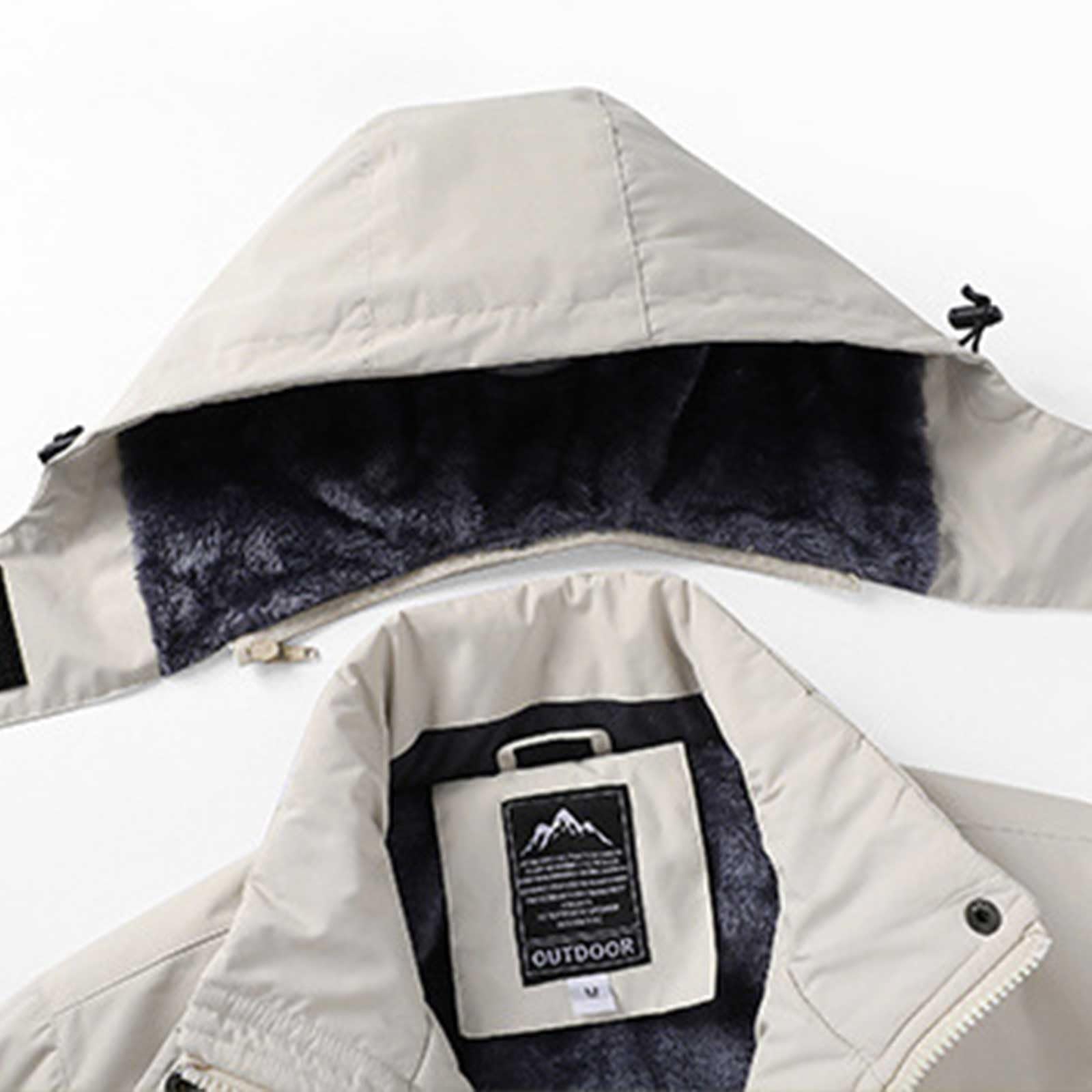 Chaqueta Impermeable Hombres Chubasquero Cortaviento Detalles Reflectantes - Chaqueta Trench Deporte Transpirable Waterproof Reutilizable Cortaviento Ligero con Cremallera - Impermeable con Capucha