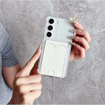 Samsung Galaxy S25 Ultra ile Uyumlu K e Korumal , Kartl kl , C zdanl , Anti ok  effaf Silikon K l f