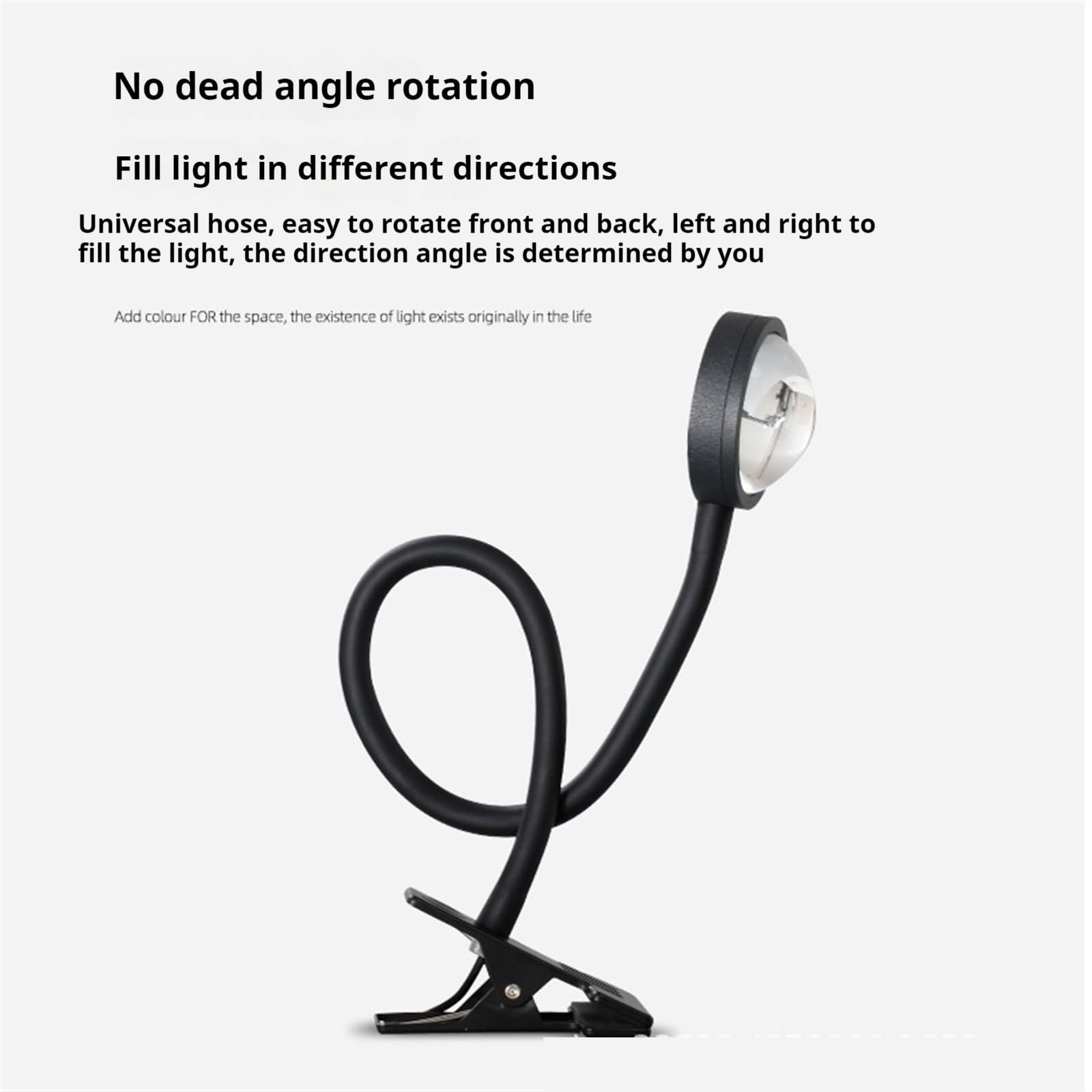 Lampes de culture for plantes d'intérieur, lampes LED à pince for pot fleurs for éclairage, spectre complet, petite plante, noir,Économie d'énergie(10W White【6000K】)