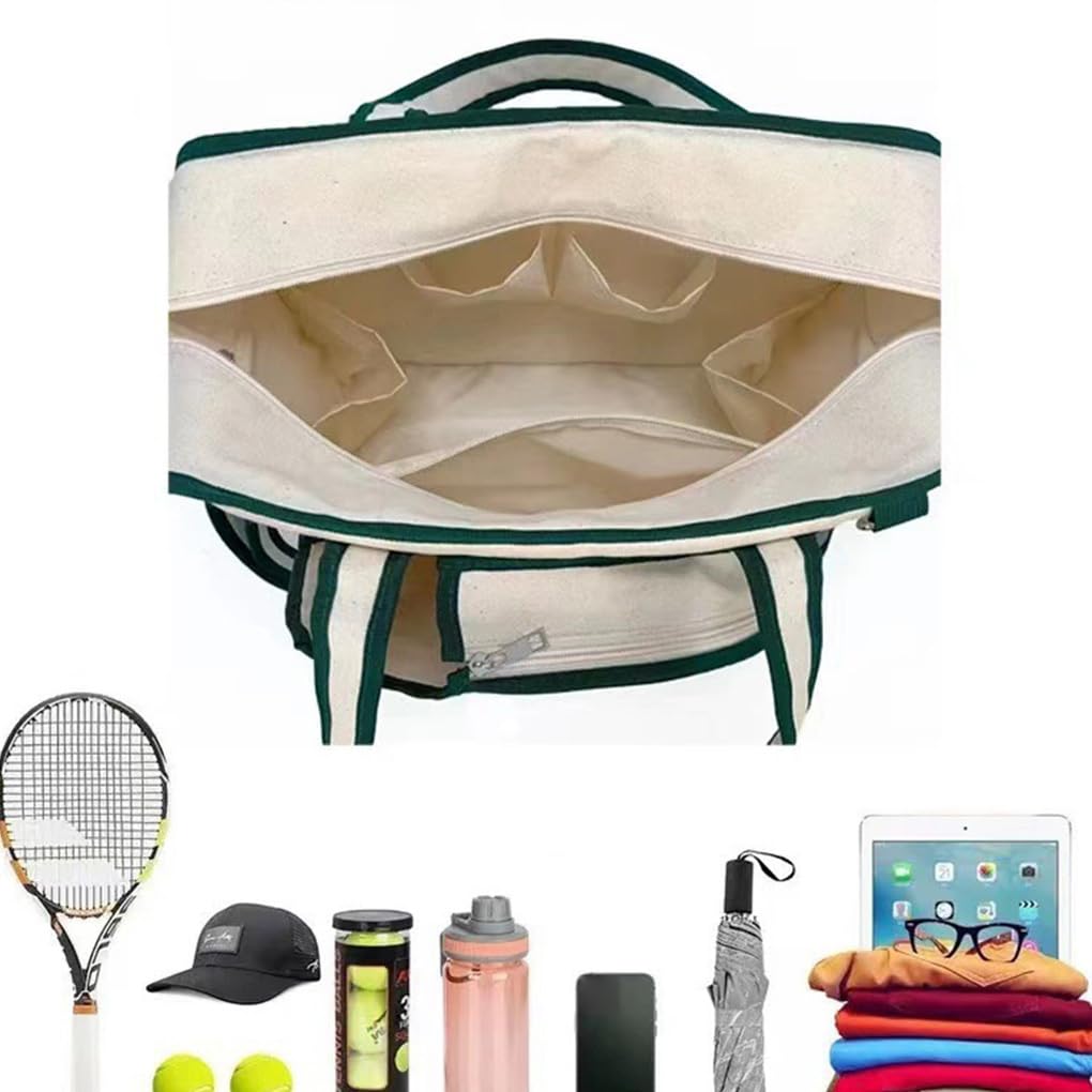 Elegante borsa porta racchetta da badminton di grande capacità, | tennis per prestazioni e look, racchetta da tennis portatile, kit da badminton resistente e pratico