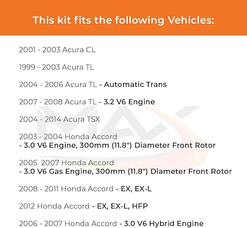 Miniatura 2 de Max Advanced Brakes Elite XDS KT005681 - Taladro cruzado delantero y ranuras con pastillas de freno de cerámica