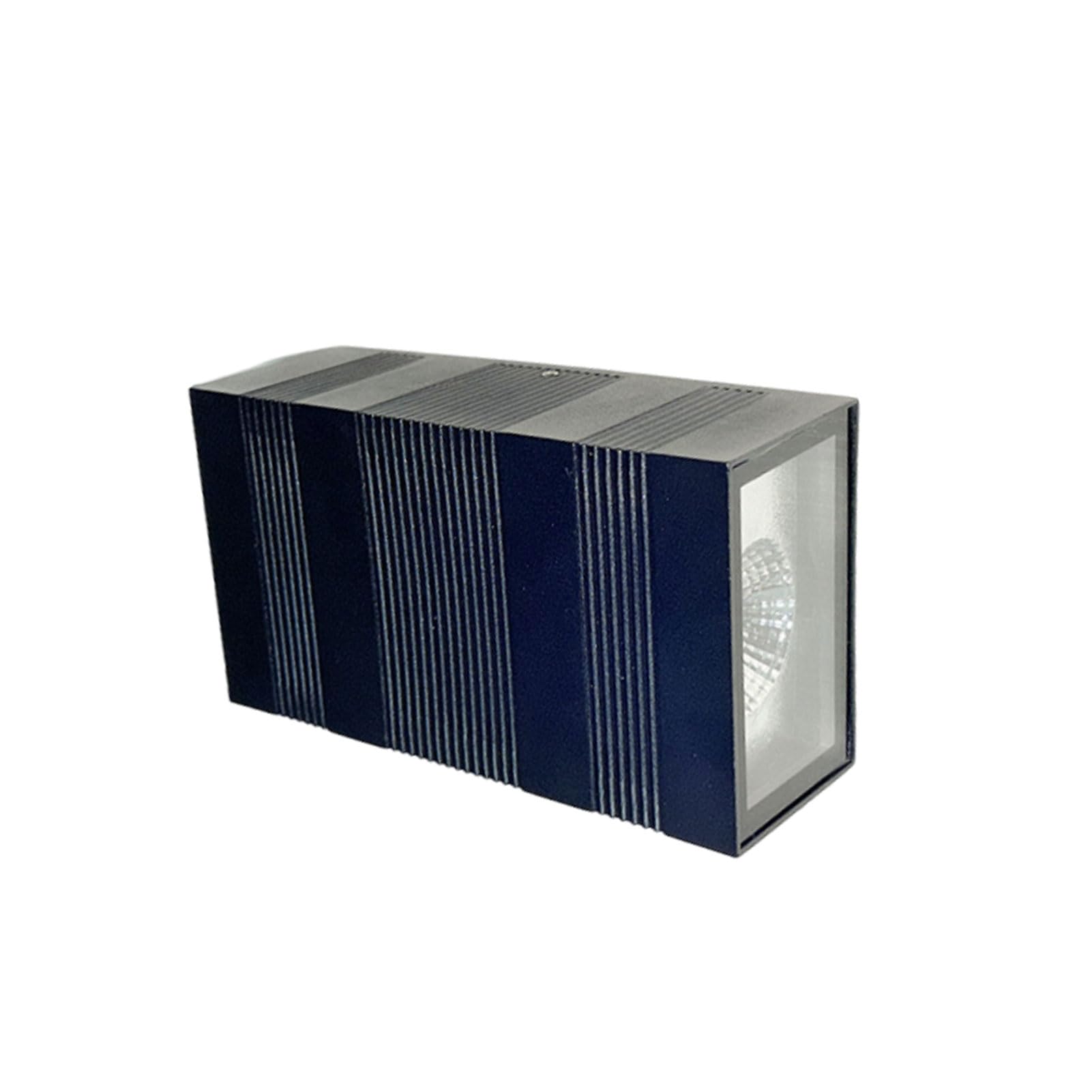 Ejoyous Aplique de Pared Inteligente de Aluminio RGB LED Aplique de Pared 9W Lámpara de Arriba y Abajo Controlada por Aplicación IP65 Montado a Prueba de Lluvia para Sala de Estar Patio Cocina Baño