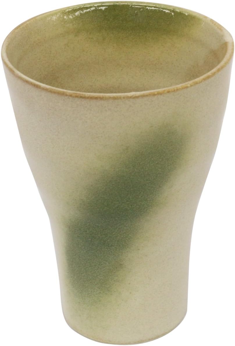 【限定】【業務用 セット】美濃焼 和風カフェシリーズ フ゜リティ カッフ゜(大)黄土彩色吹墨 10枚セット