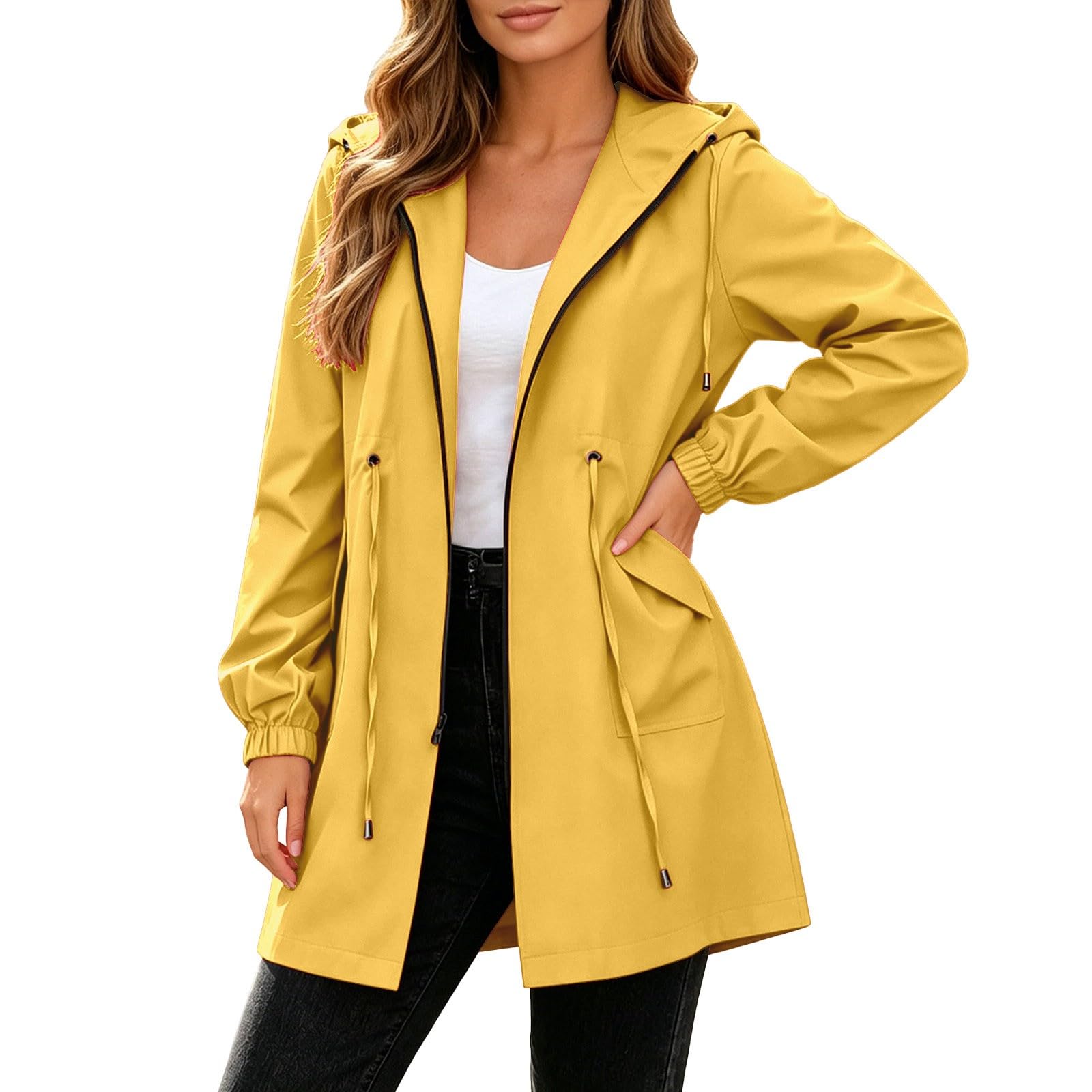 Cortavientos mujer ligero impermeable transpirable running 8