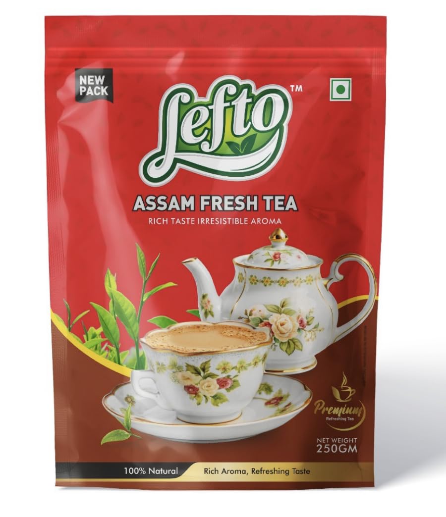 Lefto Assam Fresh Tea – Premium Refreshing Tea (250GM) : Amazon.in