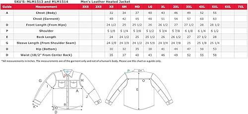 Miniatura 3 de Milwaukee Leather Chaqueta de cuero estándar True All Seasons para hombre con tecnología de calefacción y tecnología Cool Tec