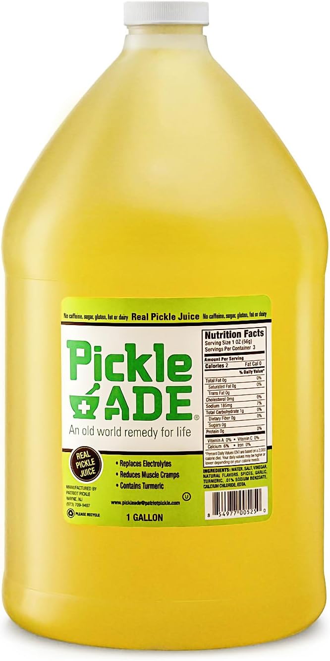 PickleAde Real Dill Pickle Juice with Turmeric, 1 Gallon