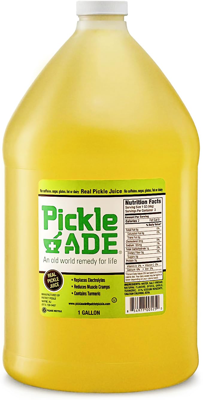 PickleAde Real Dill Pickle Juice with Turmeric, 1 Gallon