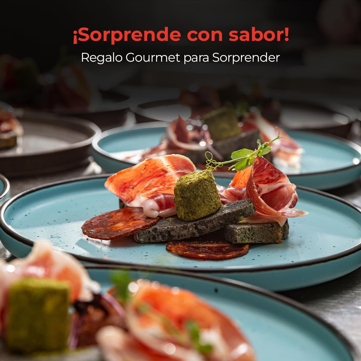 EIbérico - Jamón de Cebo Ibérico 50% Raza Ibérica – Loncheado al Vacío para Mayor Frescura – Sabor Tradicional y Gourmet – Producto Español (Pack 5 Sobres)